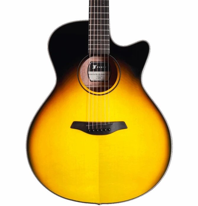 Furch Spectra Plus Series Gc-EM Acoustic Guitar in Ricasoli Yellow